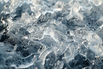 Sticker - Abstract Ice Formation