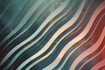 Wall Mural - Illustration featuring wavy lines in gradient shades, transitioning from light to dark to create a sense of depth,