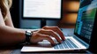 © Alief Shop - Email Accessibility An inclusive image showing a person using assistive technology to read and respond to emails