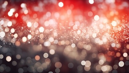 red christmas lights bokeh