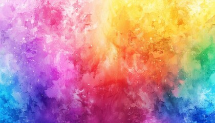 Poster - Vibrant abstract background with a mix of rainbow colors, creating a dynamic and energetic visual effect perfect for various design projects.