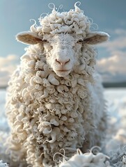 Sheep with Purifying Wool