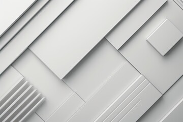 Fototapete - minimalist background with abstract lines and shapes