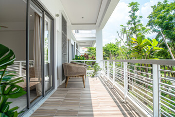Poster - a spacious balcony attached to each room, providing guests with a private outdoor space to enjoy sce