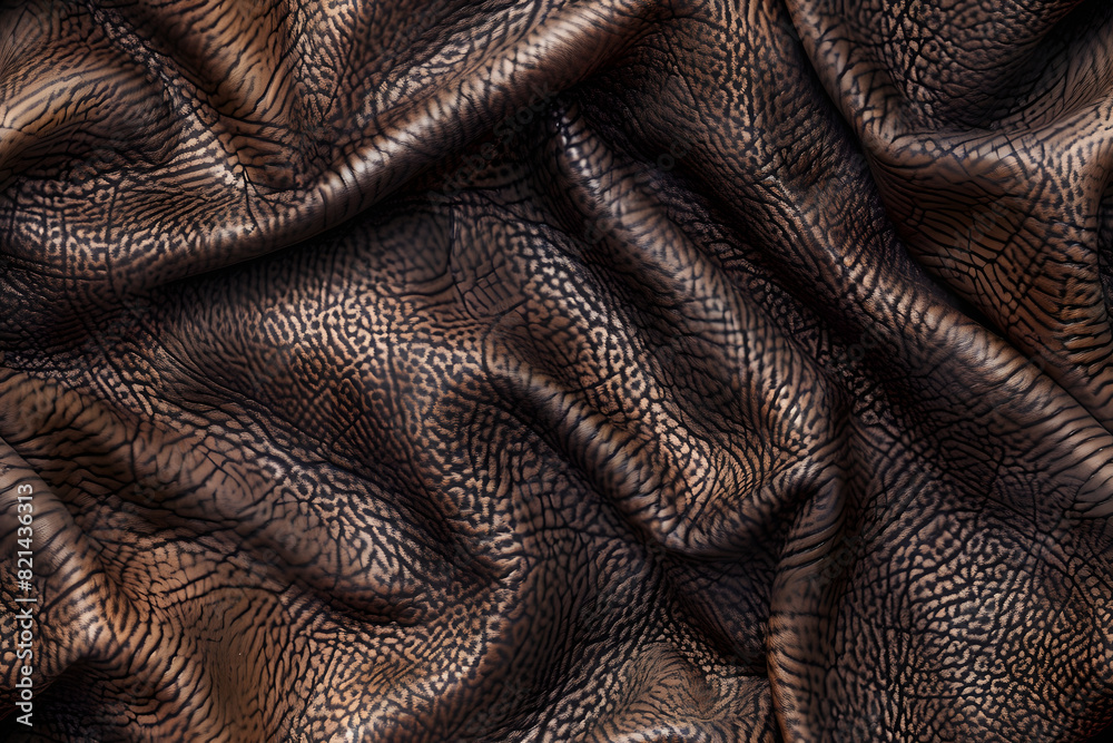 dark brown leather texture background with seamless pattern and high ...