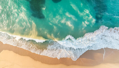  Photo vertical overhead shot of a wavy sea
