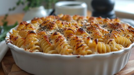 Sticker - cheesy baked pasta, baked feta pasta dish, with ooey-gooey cheese and al dente pasta straight from the oven, a comforting meal perfect for any day