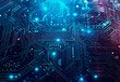 © oneli - Photo of computer circuit board background