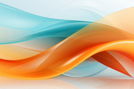 Abstract transparent material wavy background 

