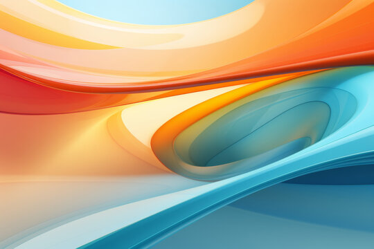 Abstract transparent material wavy background 
