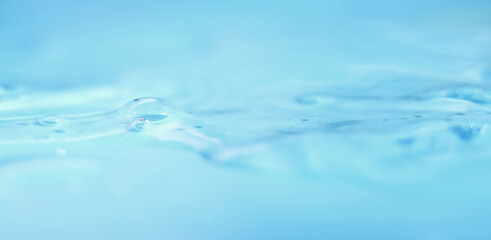 Canvas Print - Macro shot of water background