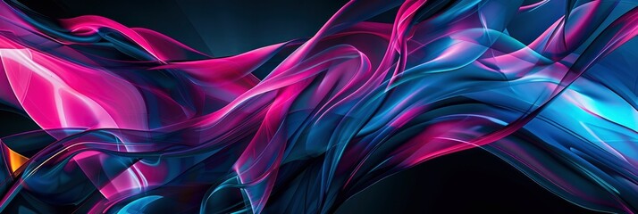 Wall Mural - Abstract Texture Background With Chaotic, Energetic Lines In Neon Colors, Abstract Texture Background