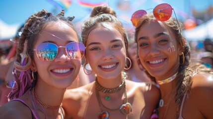 LGBTQA+ , LGBT :  A group of people volunteering at a booth offering mental health resources for the LGBTQ+ community at a Pride festival.