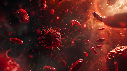 The Microscopic World of Pathogens: A Battle Within