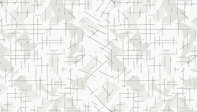 Seamless subtle white linen textile  background texture overlay. Abstract cloth fabric grayscale displacement, bump or height map. Simple panoramic banner wallpaper pattern