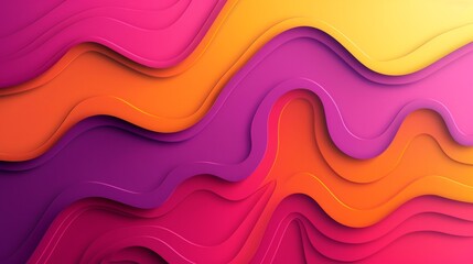 Aufkleber - Vibrant Melting Patterns in Bold Hues for Modern Advertisement - Minimalist Design with Copy Space