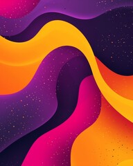 Aufkleber - Vibrant Graphic Design Showcase: Bright Melting Colors and Organic Patterns for Dopamine-inducing Visual Celebration