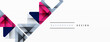 © antishock - Business triangle and squares vector abstract background. Vector Illustration For Wallpaper, Banner, Background, Card, Book Illustration, landing page