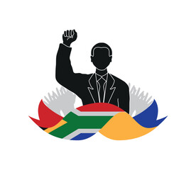 Sticker - national flag of south africa