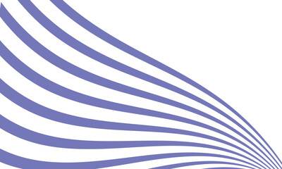 Poster - Abstract blue stripes wave line background. Vector illustration