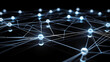 © Apiwat - A sleek network diagram with white and silver light nodes interconnected by glowing lines, symbolizing seamless data flow and professional connectivity
