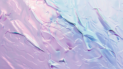 Poster - Purple and blue texture with a abstract and design background for advertising and branding, featuring flowing lines and iridescent colors, with copy space text, perfect for design agencies and website