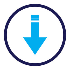 Poster - Download and upload icon. Download icon files. Software download icon . Web icon set . Icons collection. Vector illustration.