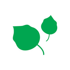 Poster - leaf logo icon