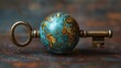 © Sang - A conceptual illustration of a globe with a key unlocking it, symbolizing global freedom and the unlocking of potential.