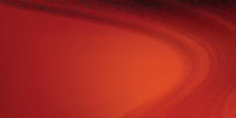 gradient red template with circles background. abstract dotted halftone on red fluid color backgroun