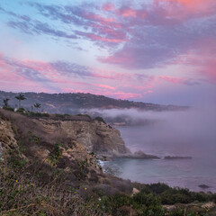 Wall Mural - Mystical Marine Layer in Rancho Palos Verdes