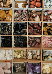 Poster - natural mineral collection