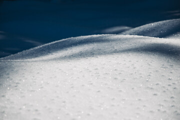 Wall Mural - Glittering snow texture in sunlight, Kitzbühel, Tyrol, Austria