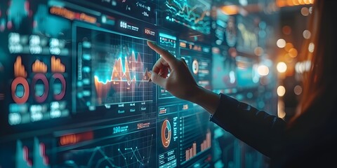 Poster - Interactive Financial Charts Showcasing Innovative Market Insights and Strategic Planning Tools for Savvy Investors and Analysts