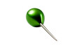 © Areerat - Green pin isolated on transparent background.