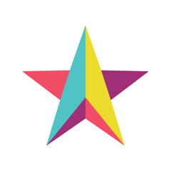 Sticker - Colorful Star Element