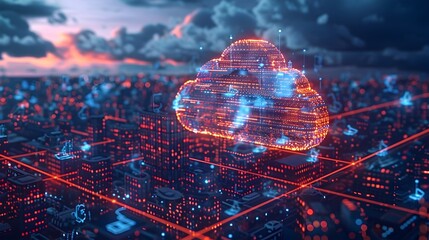 Poster - Futuristic Smart City with Cloud Connected Infrastructure and Real Time Data Exchange