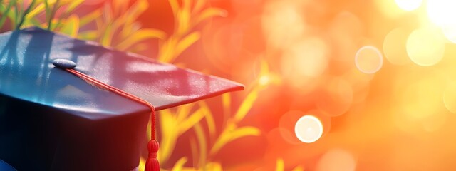 Sticker - Graduation Cap and Tassel Symbolizing Academic Success and Future Opportunities