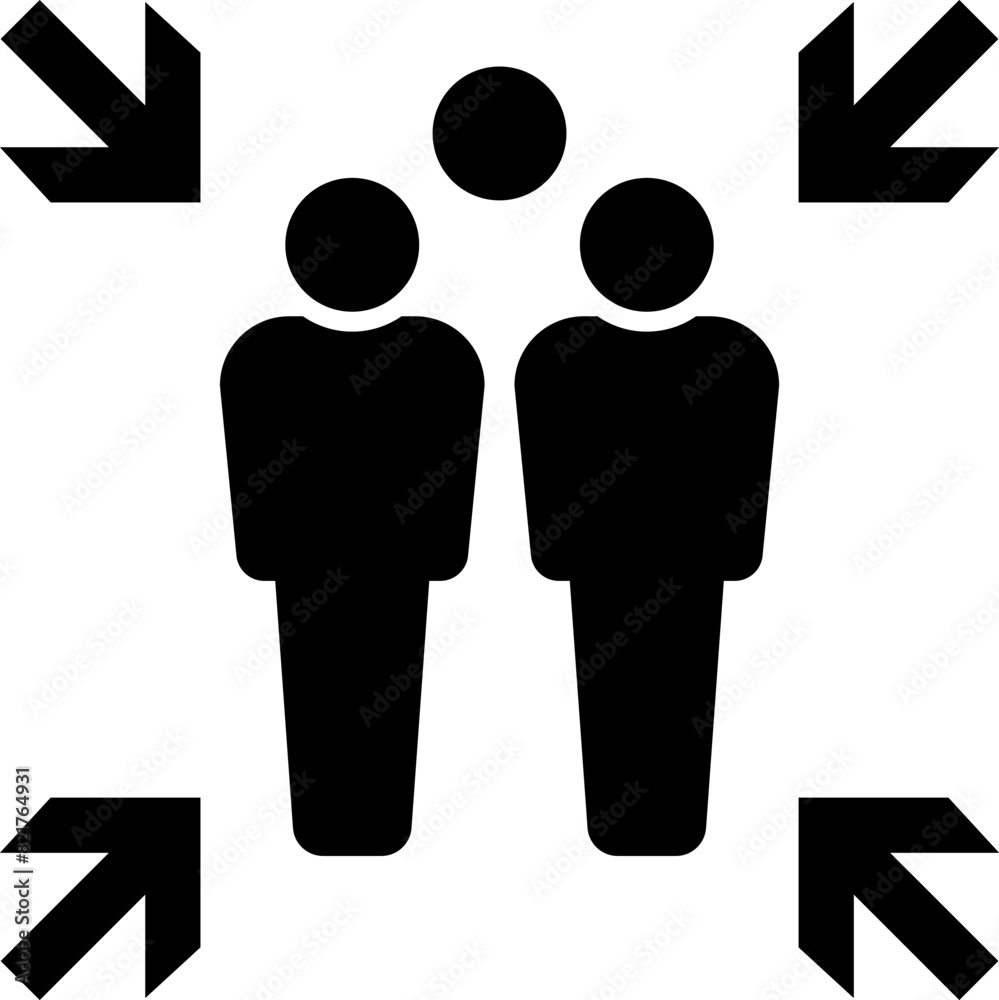 Emergency evacuation assembly point sign. Assembly point icon. Safety ...