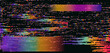 © local_doctor - A vivid VHS screen image with a square-like depiction of visual disturbances. Vector abstract illustration.