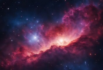 Wall Mural - Colorful space Spiral galaxy cloud nebula. Stary night cosmos. Universe science astronomy. Generative AI