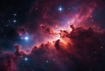 Wall Mural - Colorful space Spiral galaxy cloud nebula. Stary night cosmos. Universe science astronomy. Generative AI