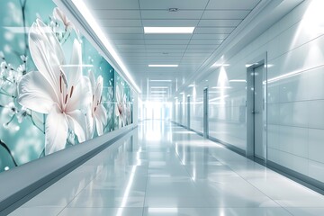 Wall Mural - Beautiful background for hospital advertising