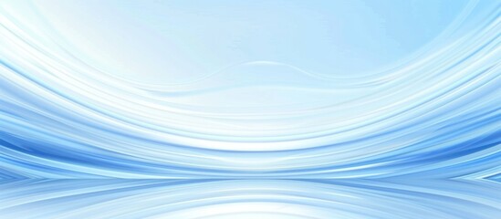 Wall Mural - Blue and white abstract waves.