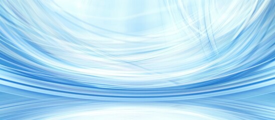 Wall Mural - Blue and white abstract image with a smooth gradient.