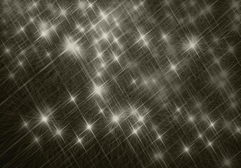 Wall Mural - stars pattern. black and white background