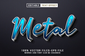 Wall Mural - Metal Editable Text Effect