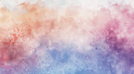 Abstract background mimicking watercolor splashes with soft colors