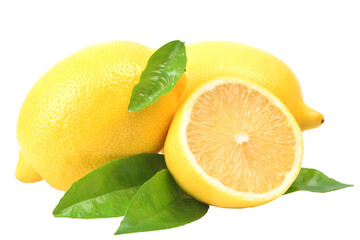 Wall Mural - Lemon fruit isolated