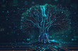 © Tohamina - Tech tree, abstract data technology and data science illustration